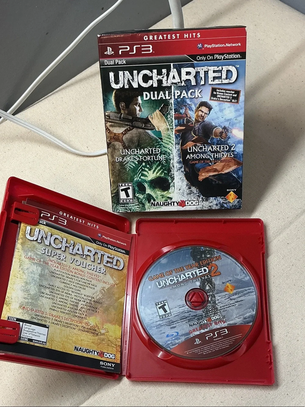 Uncharted Dual Pack PS3 – Blue, Green, Red